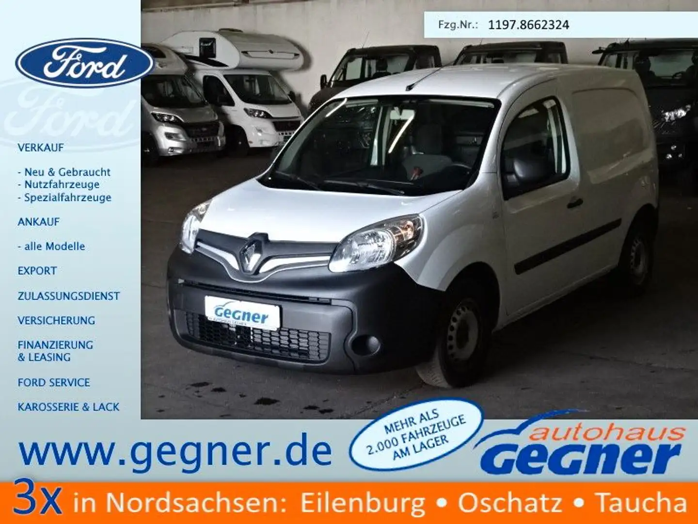 Renault Kangoo Rapid Extra dCi 110 Klima Bluetooth Weiß - 1