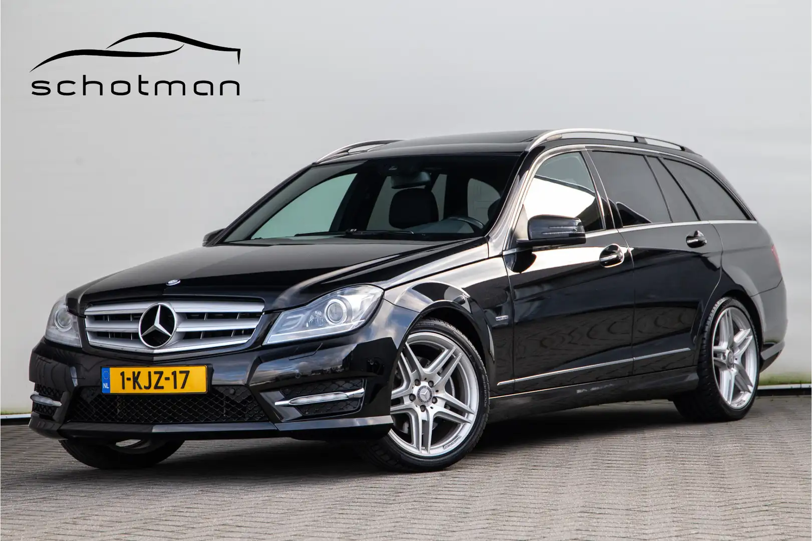 Mercedes-Benz C 350 Estate Avantgarde, AMG Sportpakket, Pano, Leder, 3 Schwarz - 1
