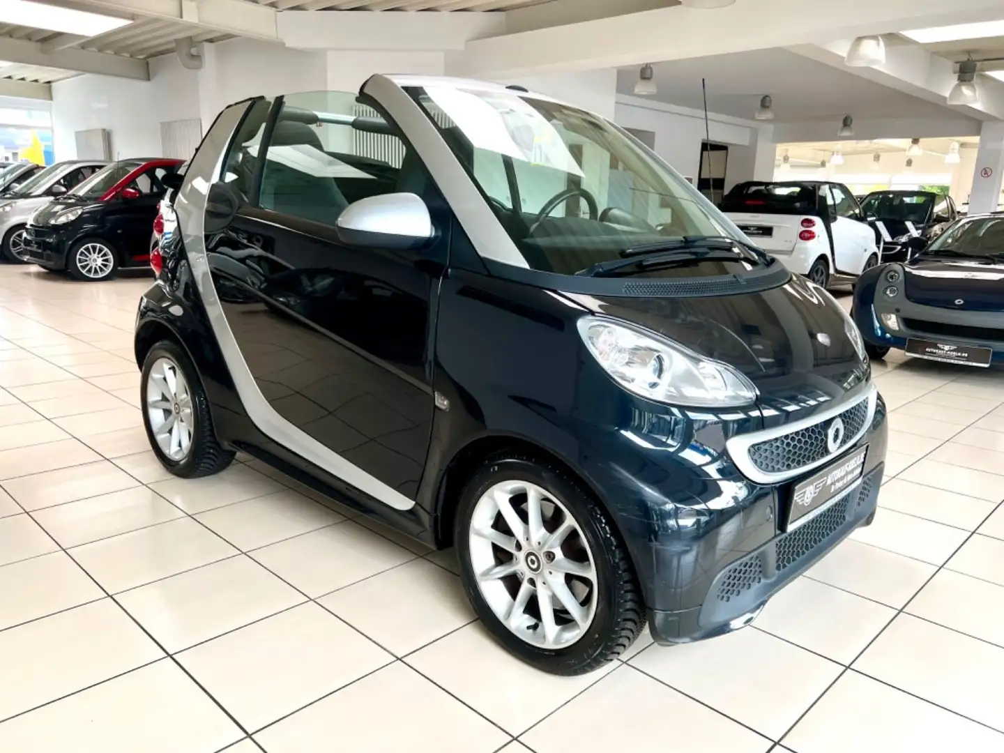 smart forTwo cabrio passion/Nur 53.000km/Klima/Alus Schwarz - 2