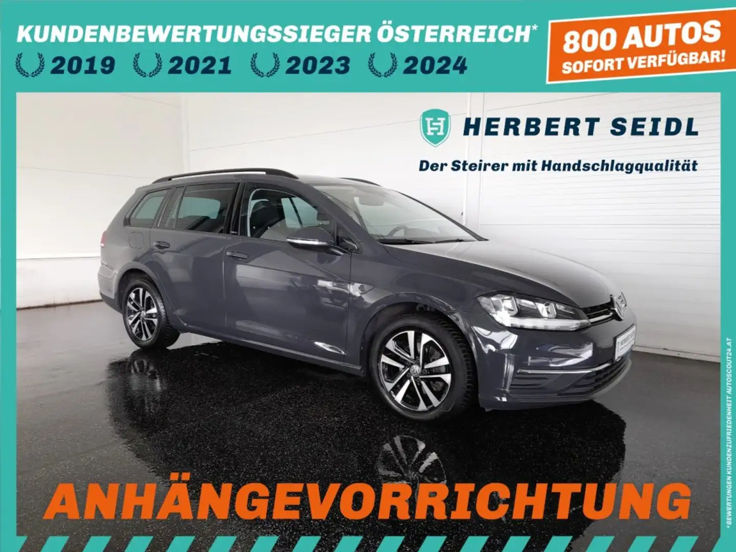 Volkswagen Golf VII Variant UNITED 1,6 TDI *NAVI / ANHÄNGEVORR / PDC VO & HI / SITZHEIZUNG / FERNLICHTASSIST* Grau - 1