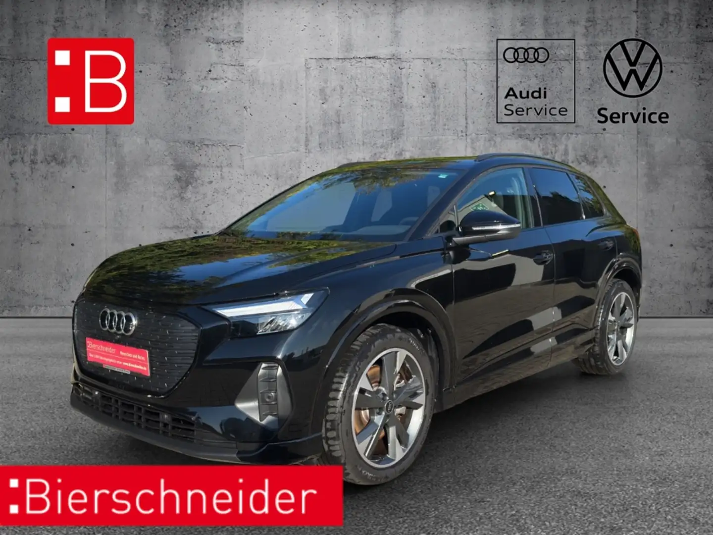 Audi Q4 e-tron 45 quattro Black LED 20 S-SITZE KAMERA ACC NAVI PD Noir - 1
