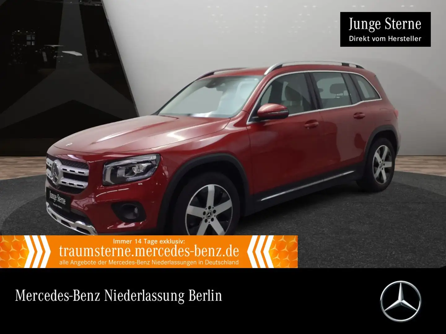 Mercedes-Benz GLB 180 PROGRESSIVE+LED+STHZG+KAMERA+TOTW+7G Rouge - 1