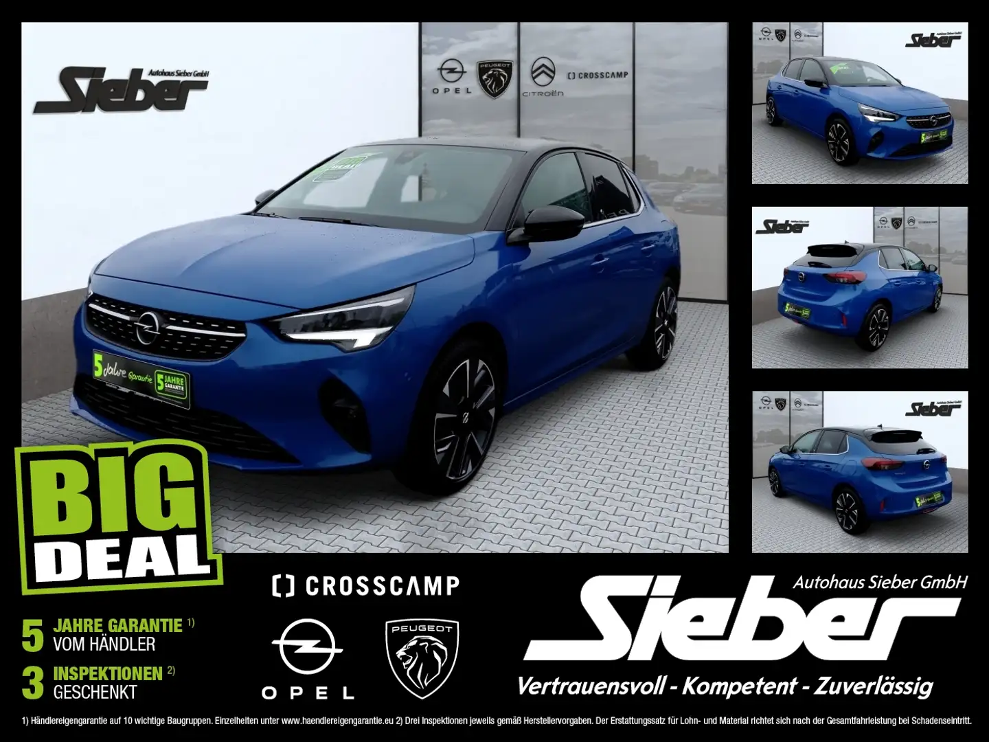 Opel Corsa First Edition LED Kamera Sitzhzg Blau - 1