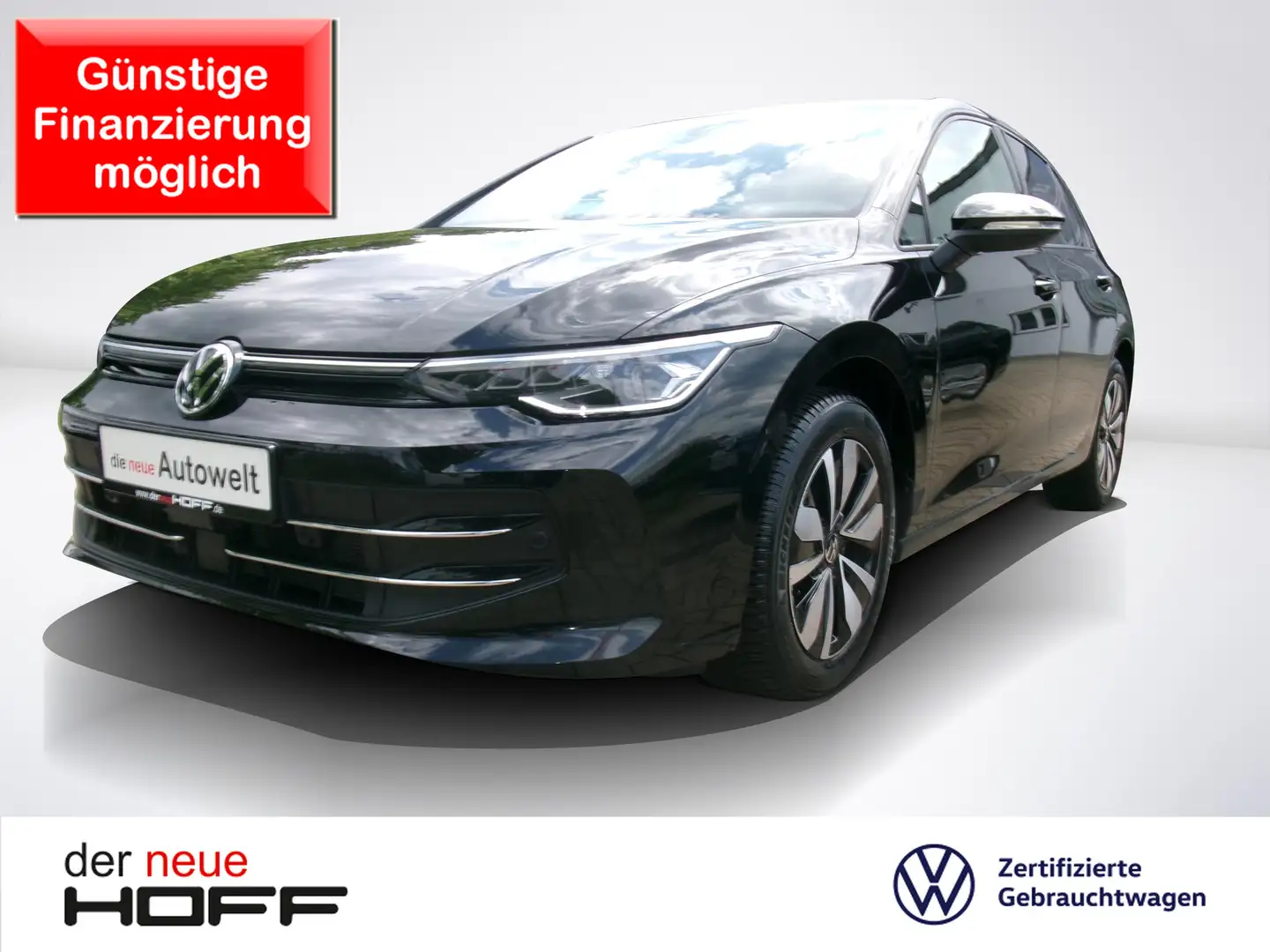Volkswagen Golf VIII 1.5 TSI Goal Navi AHK SHZ ACC APP Allwetter Schwarz - 1