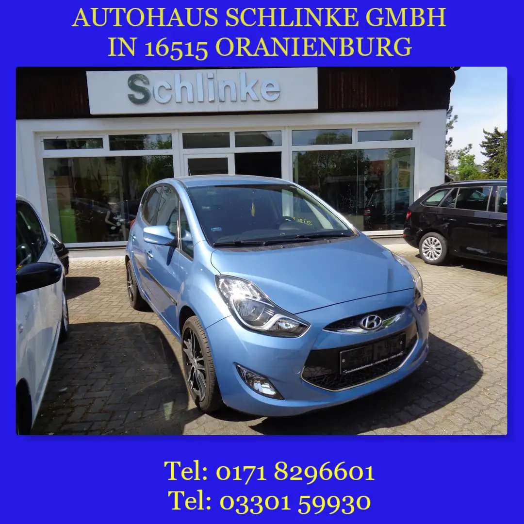 Hyundai iX20 1.4 EDITION 20 90PS PDC BT AHK GJR SHZ CD KLIMA Bleu - 1