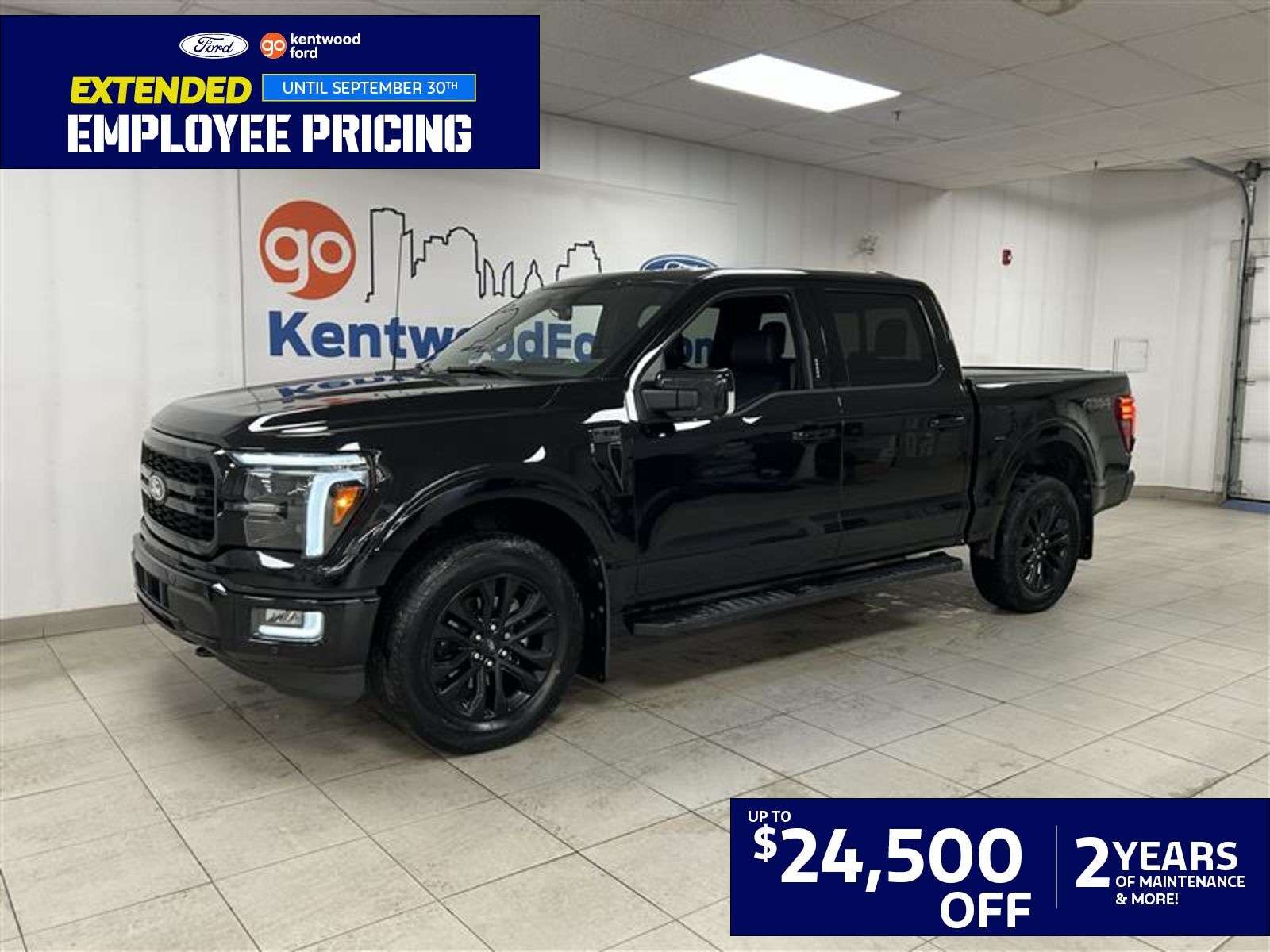 2024 Ford F-150 Lariat| Equipment Group 501A| Lariat Black Appeara