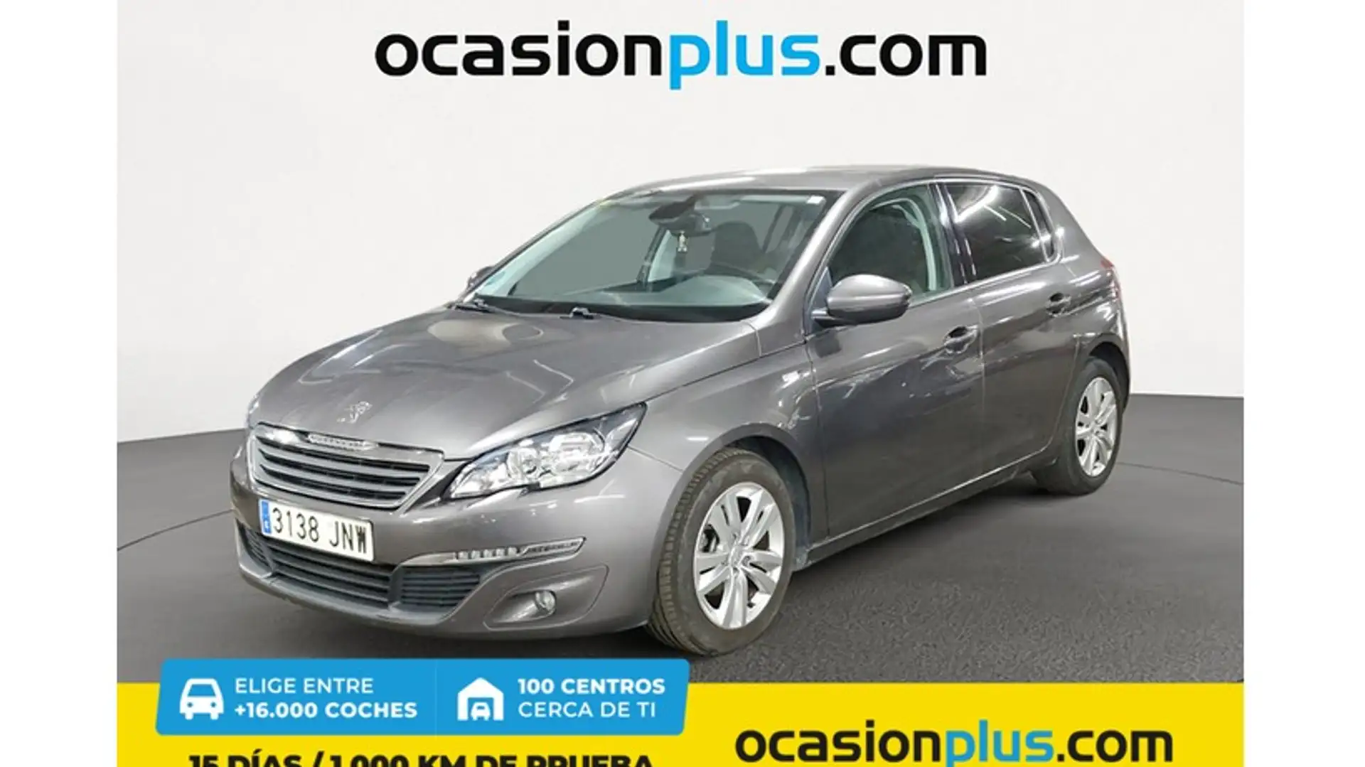 Peugeot 308 1.6 BlueHDi Style 100 Argent - 1