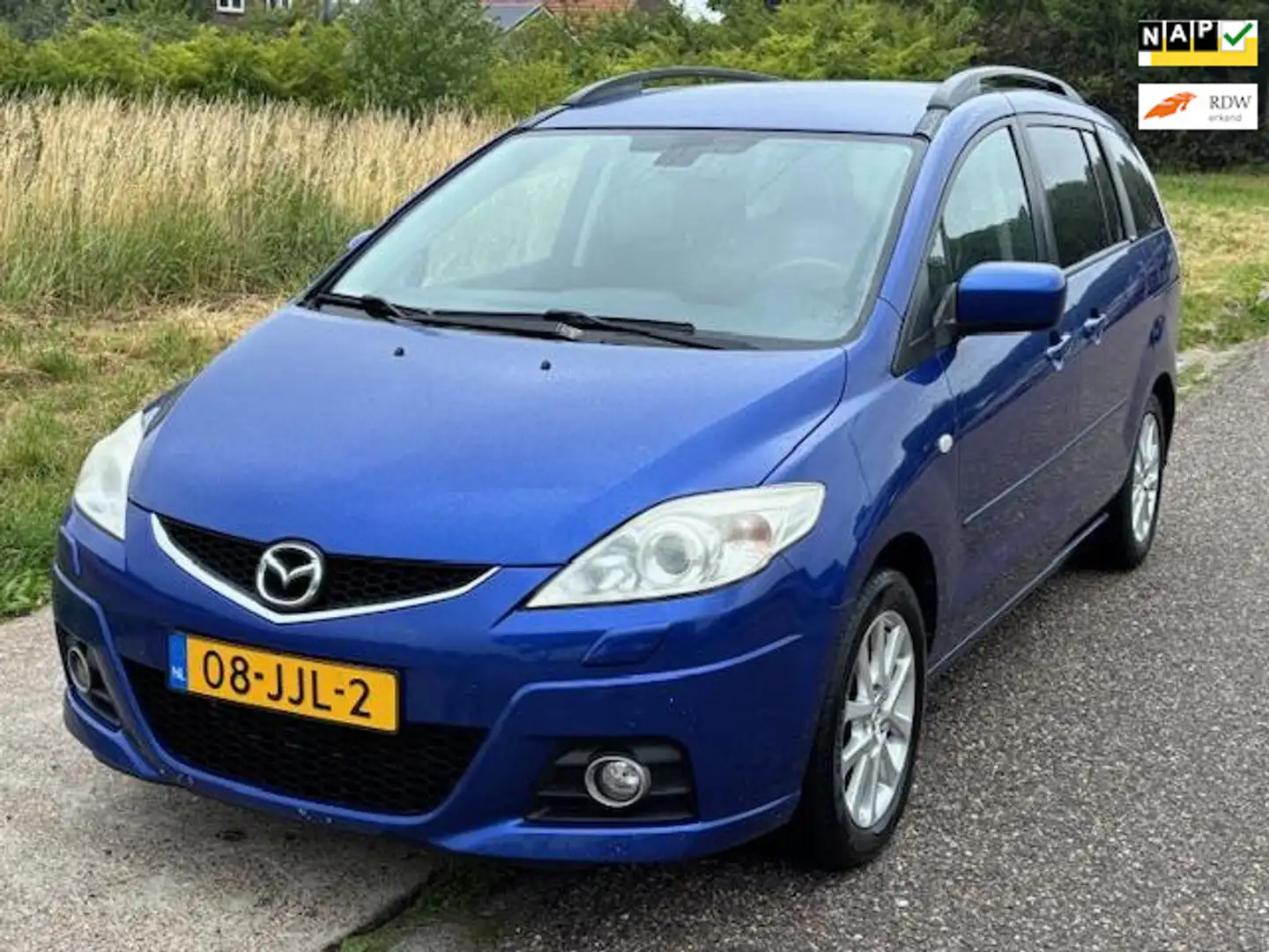 Mazda 5 1.8 Business 7 Persoons! ECC Audio-CD/MP3 Cruiseco Blauw - 1