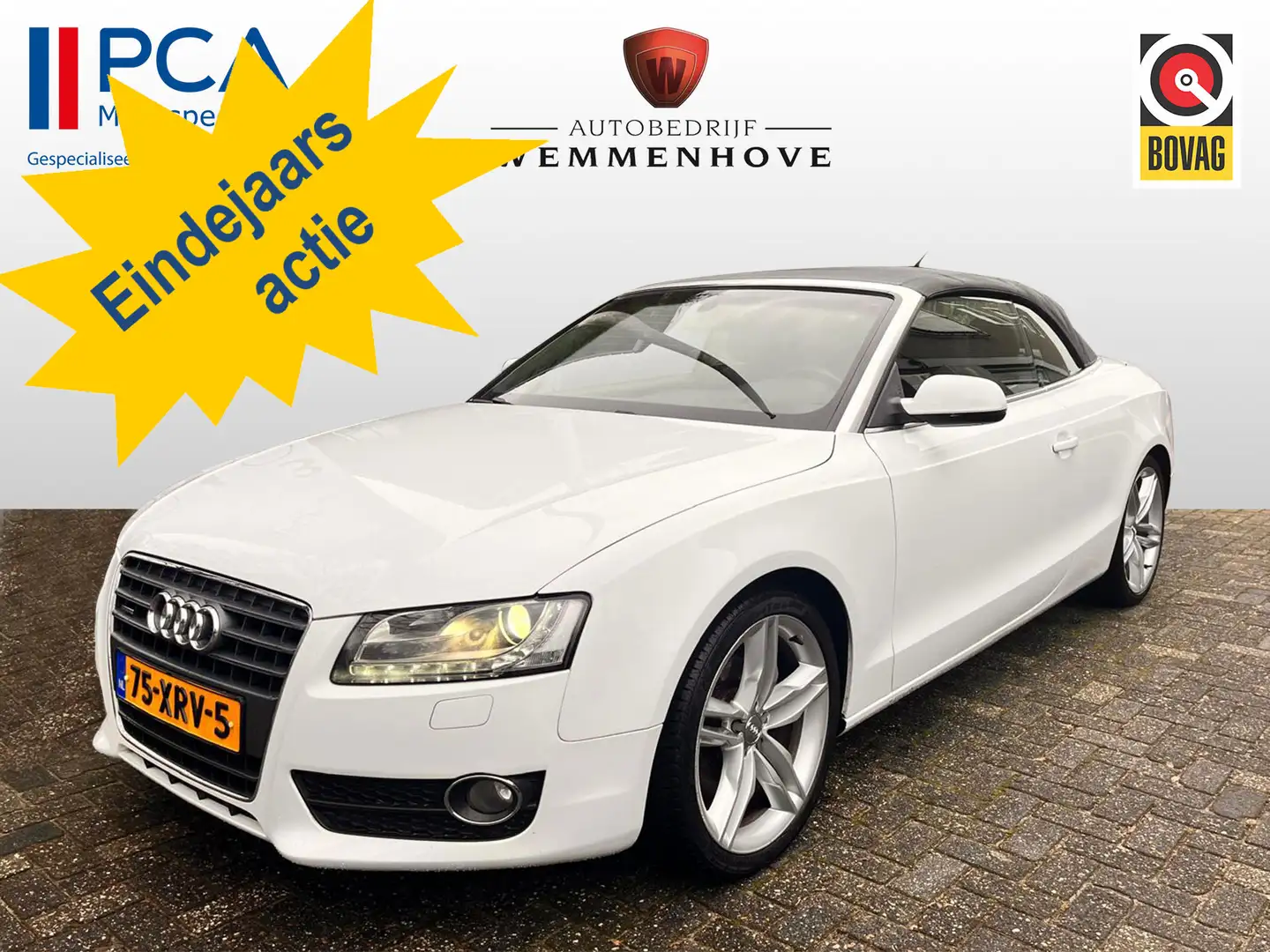 Audi A5 Cabriolet 2.0 TFSI quattro S-edition Led verlichti Fehér - 1