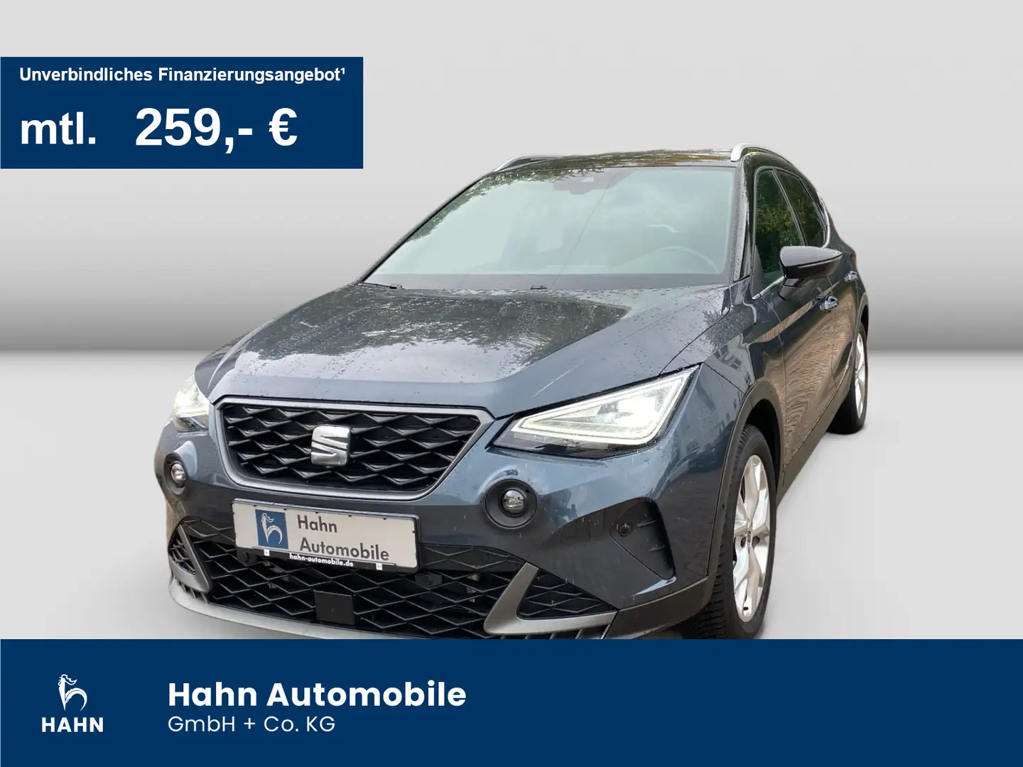 SEAT Arona 1.5TSI DSG FR LED Navi ACC CAM Sitzhzg APP Grau - 1