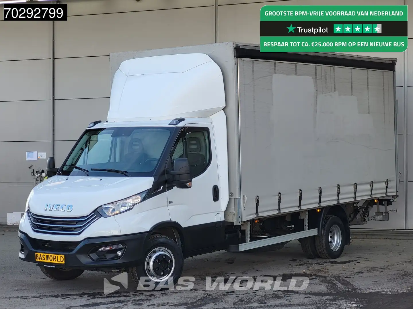 Iveco 60C18 3.0L Automaat Laadklep 180PK Schuifzeilen Ze Білий - 1