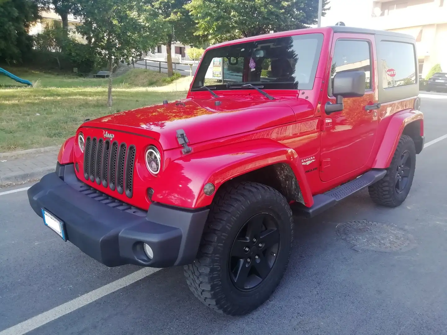 Jeep Wrangler Wrangler III 2011 2.8 crd Sahara auto E5+ Rosso - 1