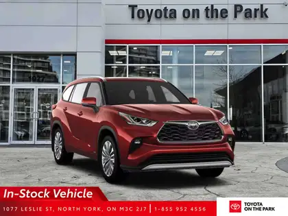 Red 2026 Toyota Highlander SUV / Crossover All-Wheel Drive Automatic
