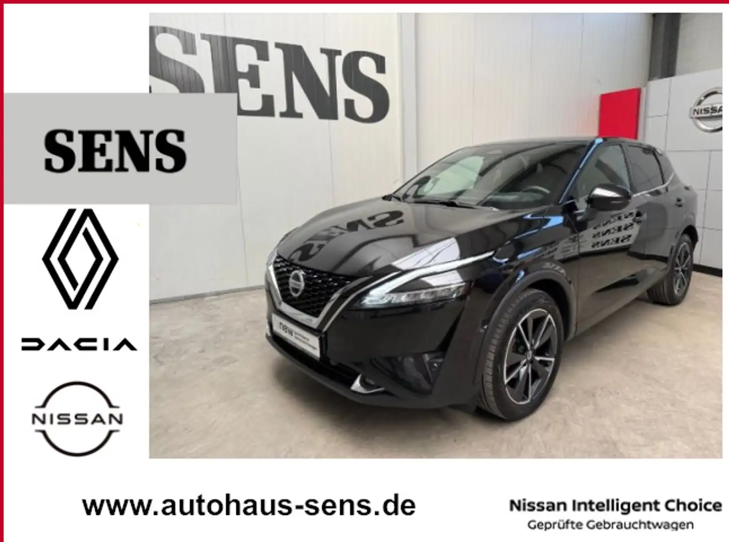 Nissan Qashqai 1.3 Tekna Automatik "Anhängekpl" Schwarz - 1