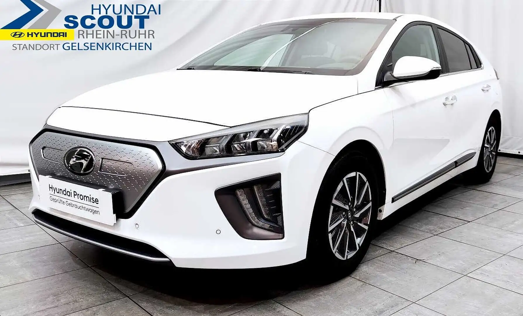 Hyundai IONIQ Elektro Prime-Paket Navi Infinity Leder Blanc - 1
