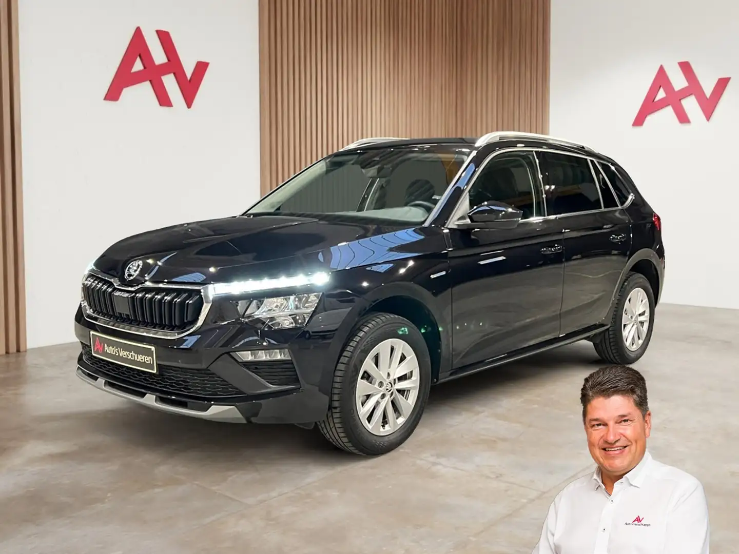 Skoda Kamiq 1.0 TSI Selection DSG ** Zetelverwarming | LED ... Nero - 1