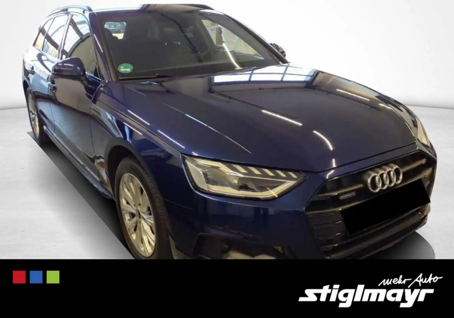 Audi A4 Avant Advanced 40 TFSI quattro ACC+AHK+LED+NAVI Bleu - 1
