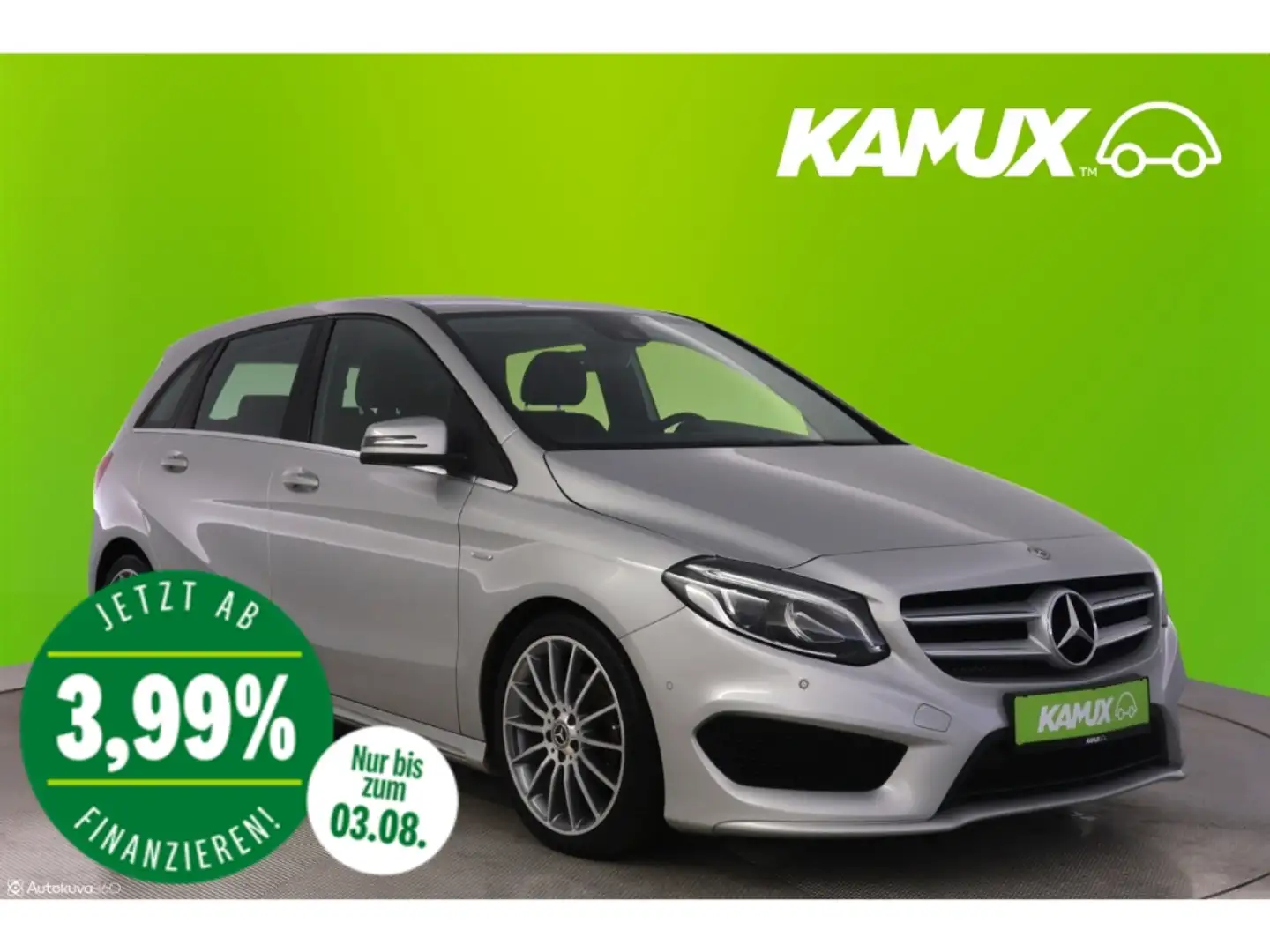 Mercedes-Benz B 220 d 7G-DCT AMG Line+LED+NAVI+AHK+KAMERA Srebrny - 1