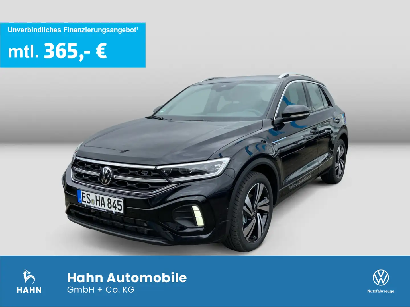 Volkswagen T-Roc R-Line 1.5l TSI 110 kW/150 PS AHK LED Navi Schwarz - 1