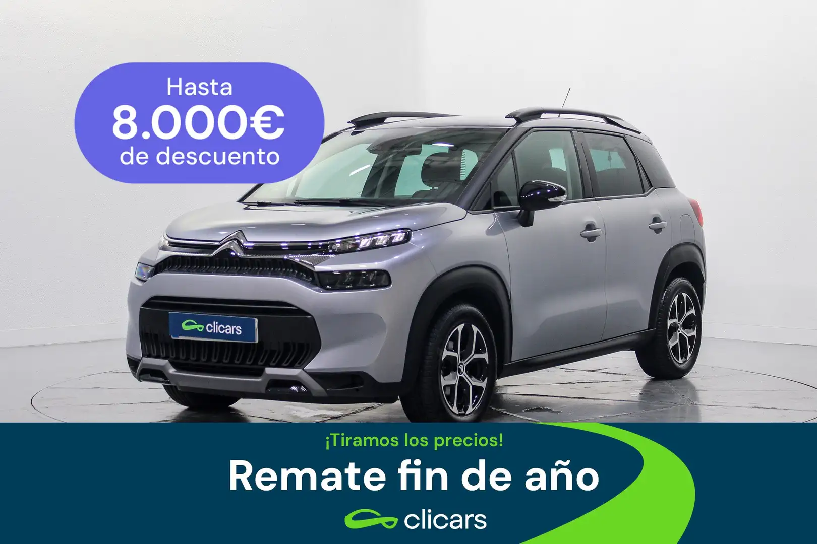 Citroen C3 Aircross BlueHDi S&S Plus 110 Argent - 1