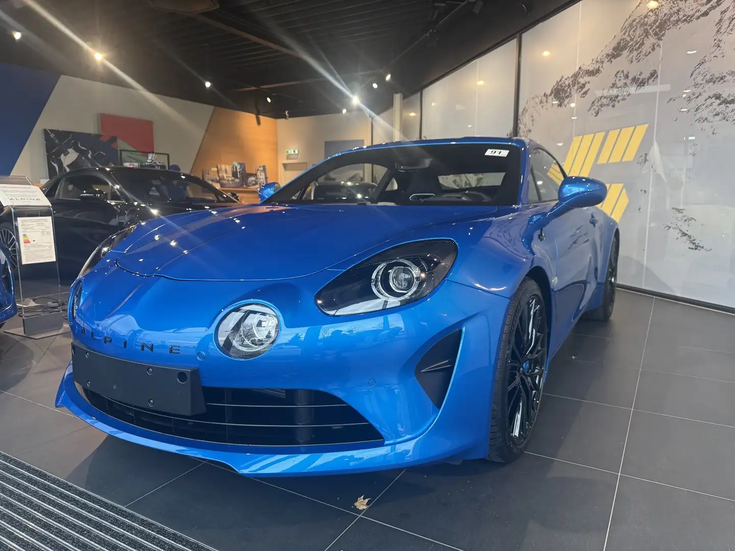 Alpine A110 GTS Ablage-Paket+Focal-Premium Blau - 1
