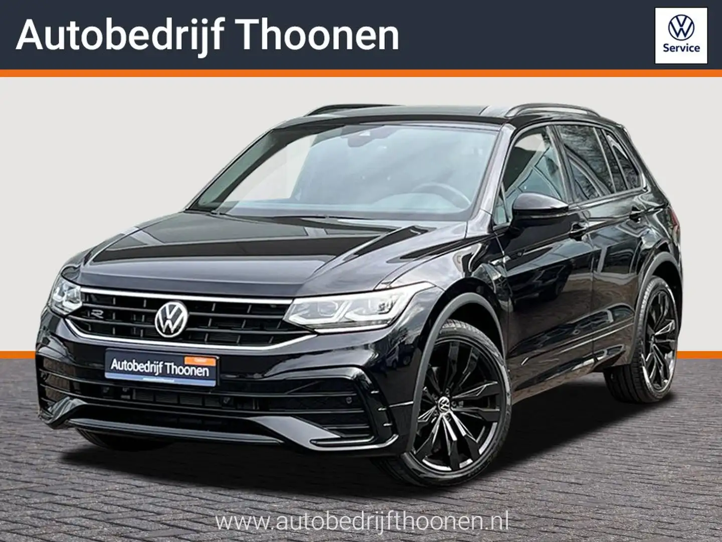 Volkswagen Tiguan 1.5 150pk DSG R-Line Business+ Black Style | Grote Zwart - 1