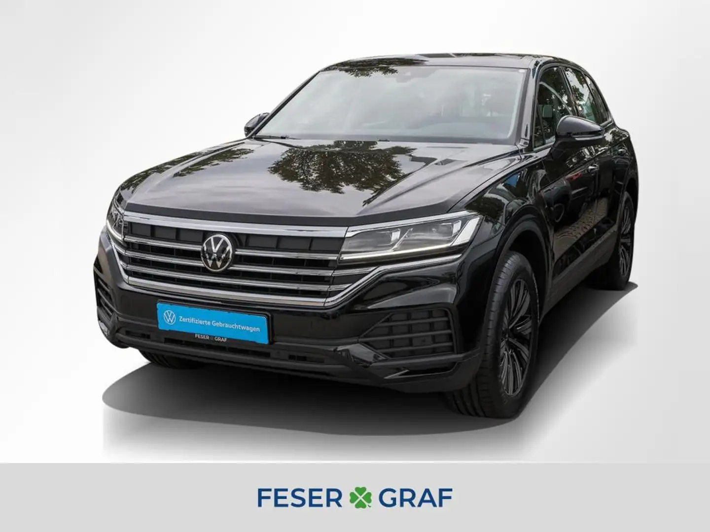 Volkswagen Touareg 3.0 TDI 4M ACC AHK Leder Navi RüKa Sitzh. Schwarz - 1
