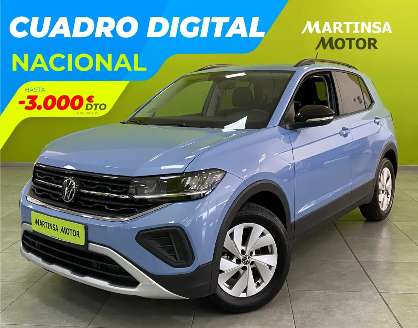 Volkswagen T-Cross 1.0 TSI Life 70kW Azul - 1