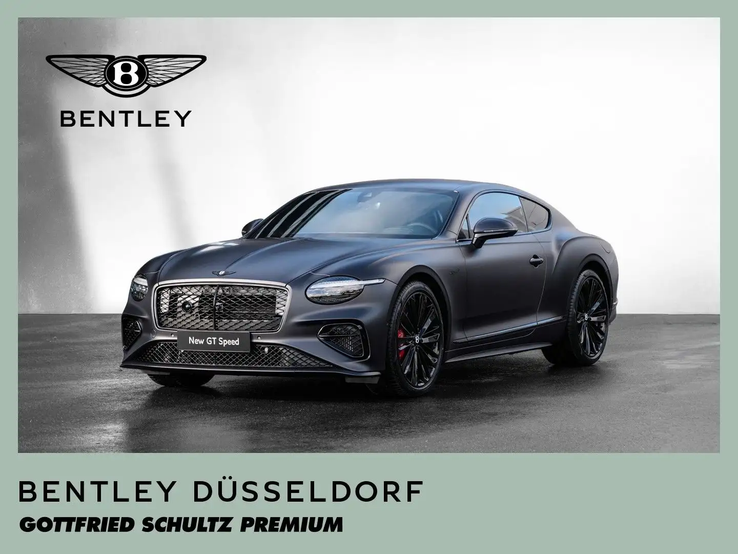 Bentley Continental GT Speed // BENTLEY DÜSSELDORF Schwarz - 1