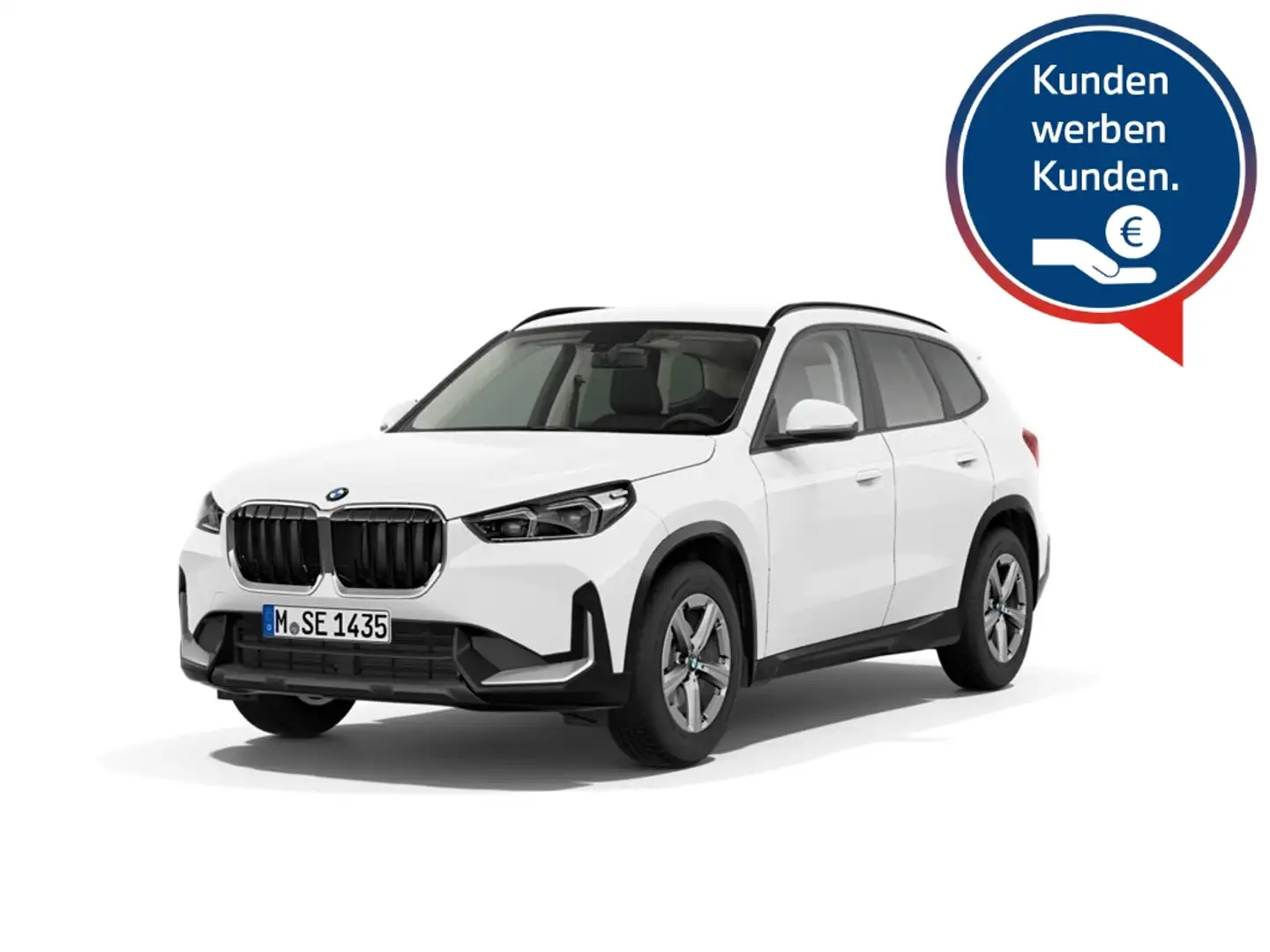 BMW X1 sDrive18d AUTOMATIK 17''NAVI LED M-LENKR.KAMERA PA Weiß - 1