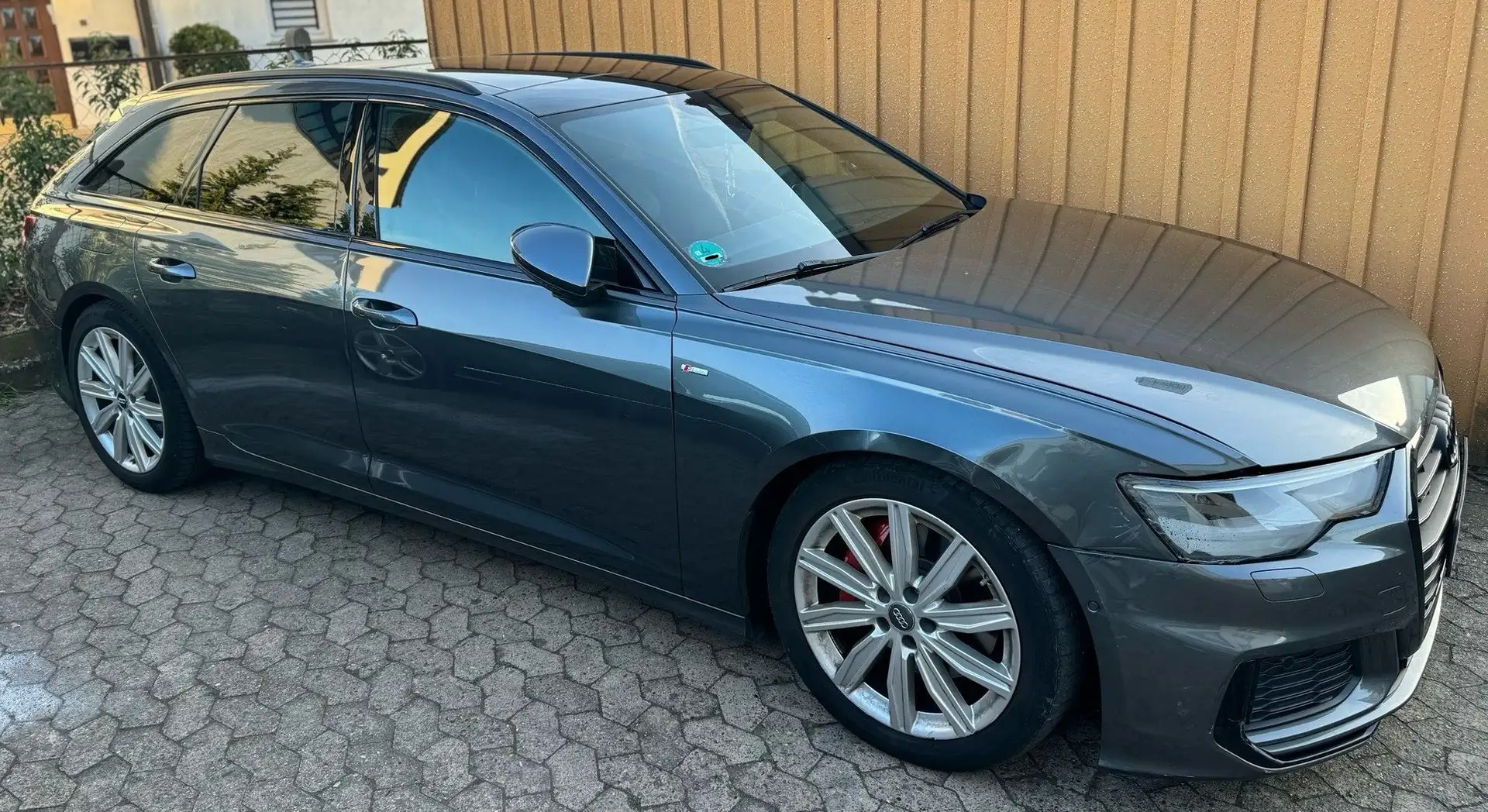 Audi A6 50 TDI quattro S-tronic sport S-Line|Unfallwagen Grau - 2