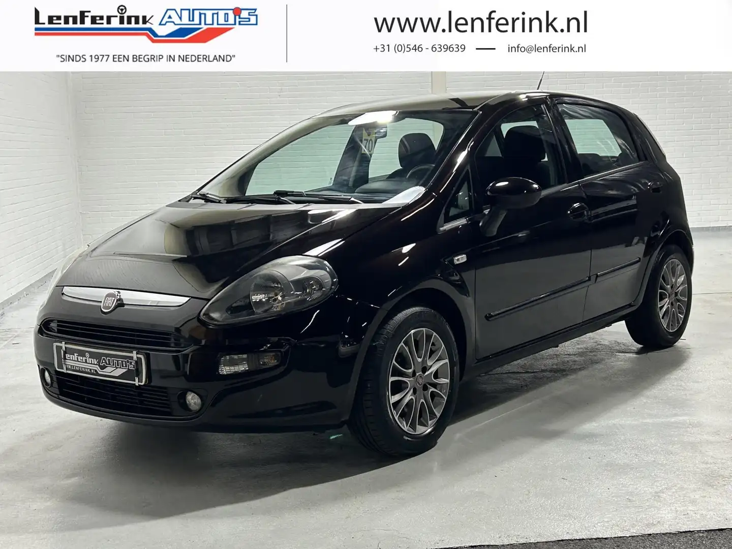 Fiat Punto Evo 1.3 M-Jet Mylife Airco Trekhaal Lichtmetalen velge Zwart - 1