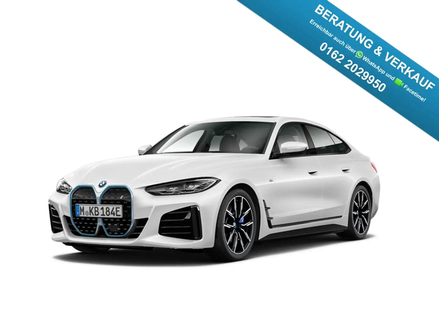BMW i4 eDrive40 Sportpaket Navi Leder Digitales Cockpit M Weiß - 1
