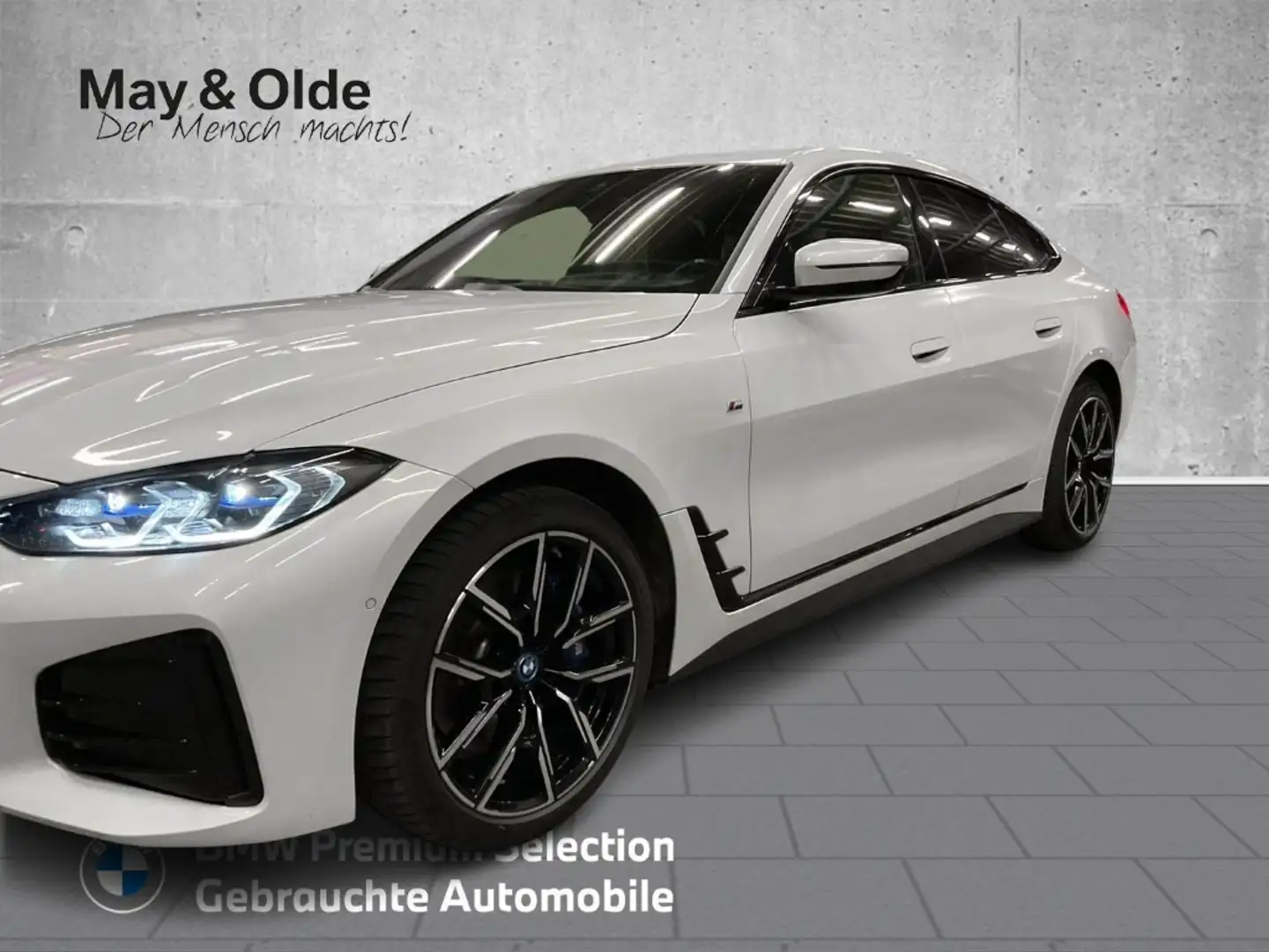 BMW i4 eDrive40 M Sportpaket AHK HUD Soundsystem HK 360 K Blanc - 2