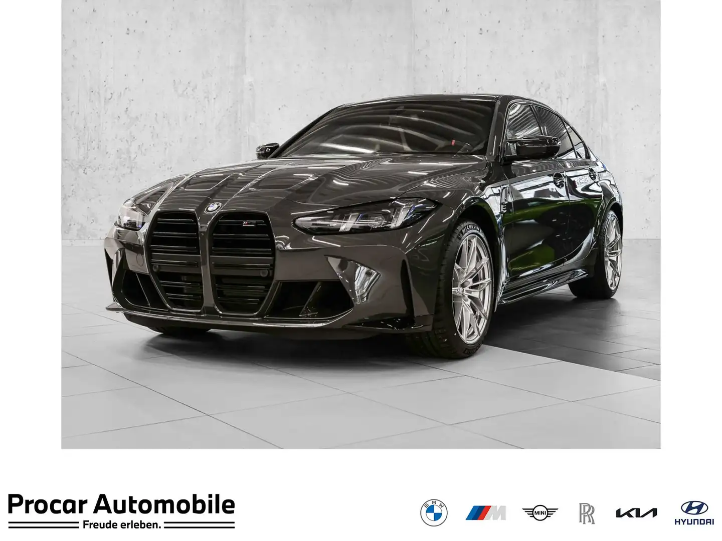 BMW M3 Competition M xDrive M Sport NAVI LED DAB LM Grau - 1