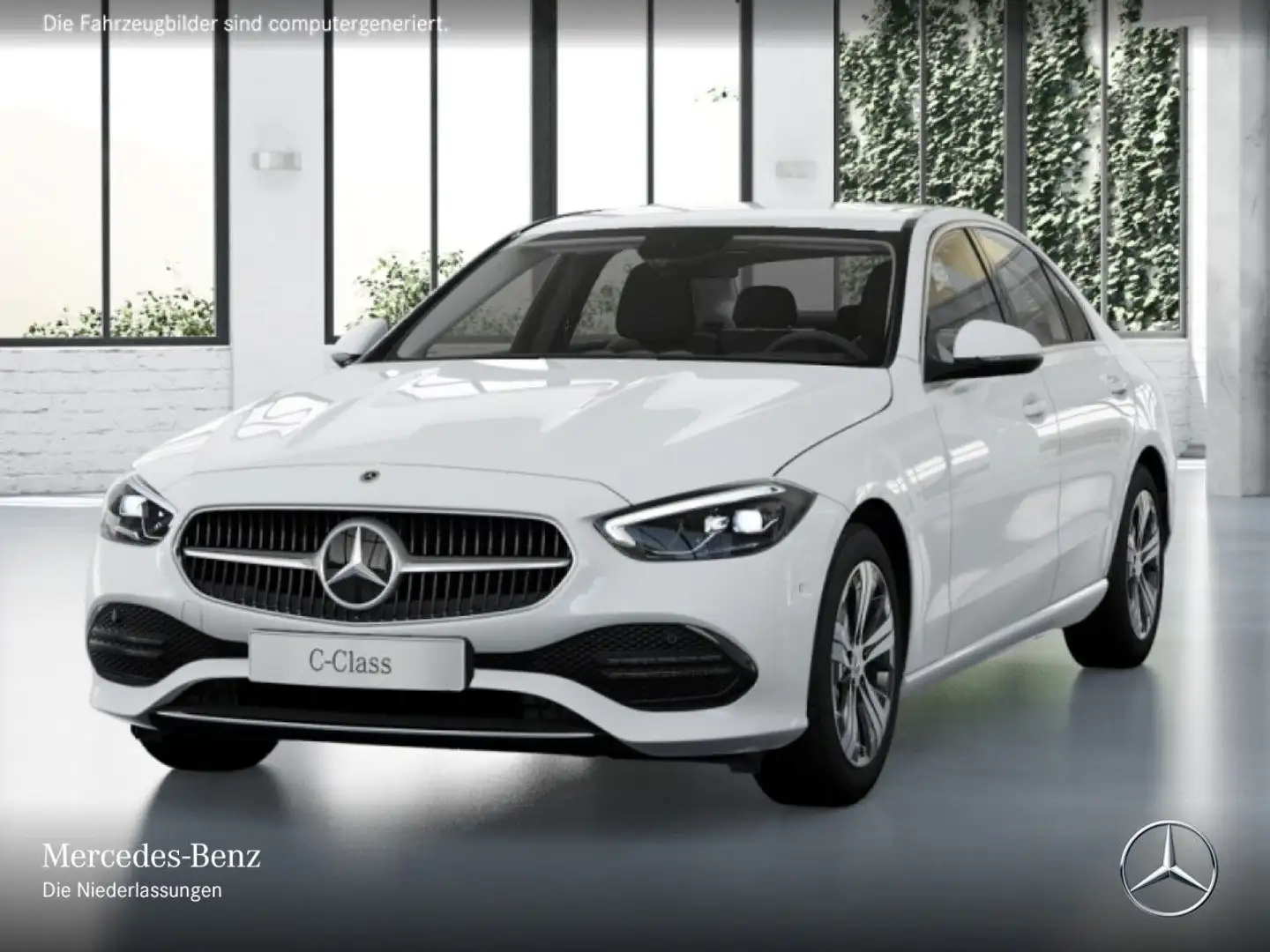 Mercedes-Benz C 180 AVANTG+LED+KAMERA+KEYLESS+9G Weiß - 2