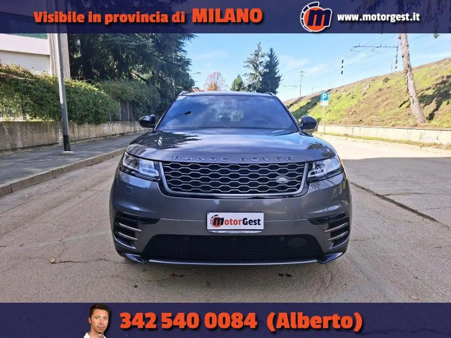 Land Rover Range Rover Velar 3.0 V6 SD6 300 CV R-Dynamic HSE Grigio - 2