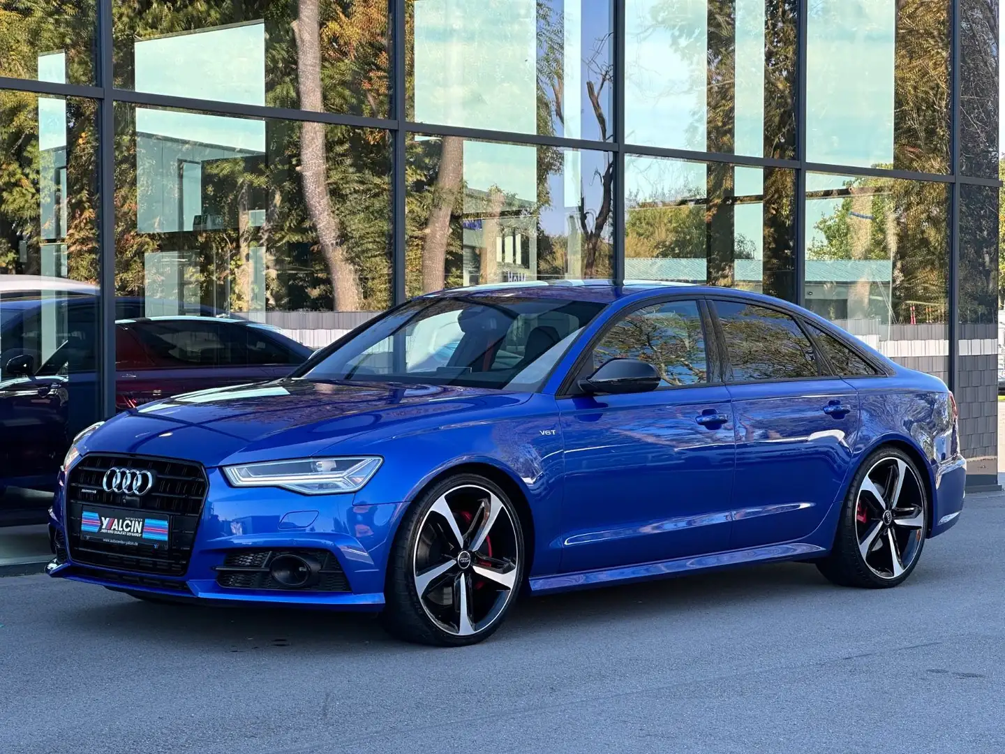 Audi A6 3.0 TDI Comp. S-tr. 2.H/ACC/RS-SITZ/G-DACH/21 Bleu - 2