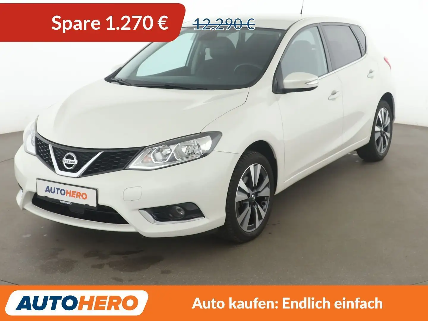 Nissan Pulsar 1.2 N-Connecta*NAVI*TEMPO*CAM*SHZ*LIM* Blanc - 1
