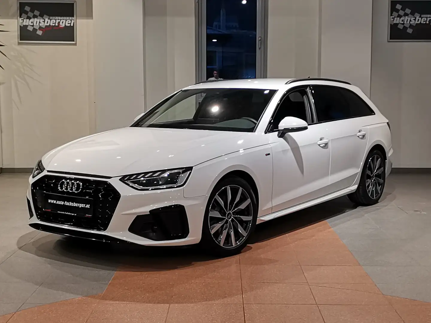 Audi A4 35 TDI S-Line LED*OP-Schwarz*1.Hand* Weiß - 1