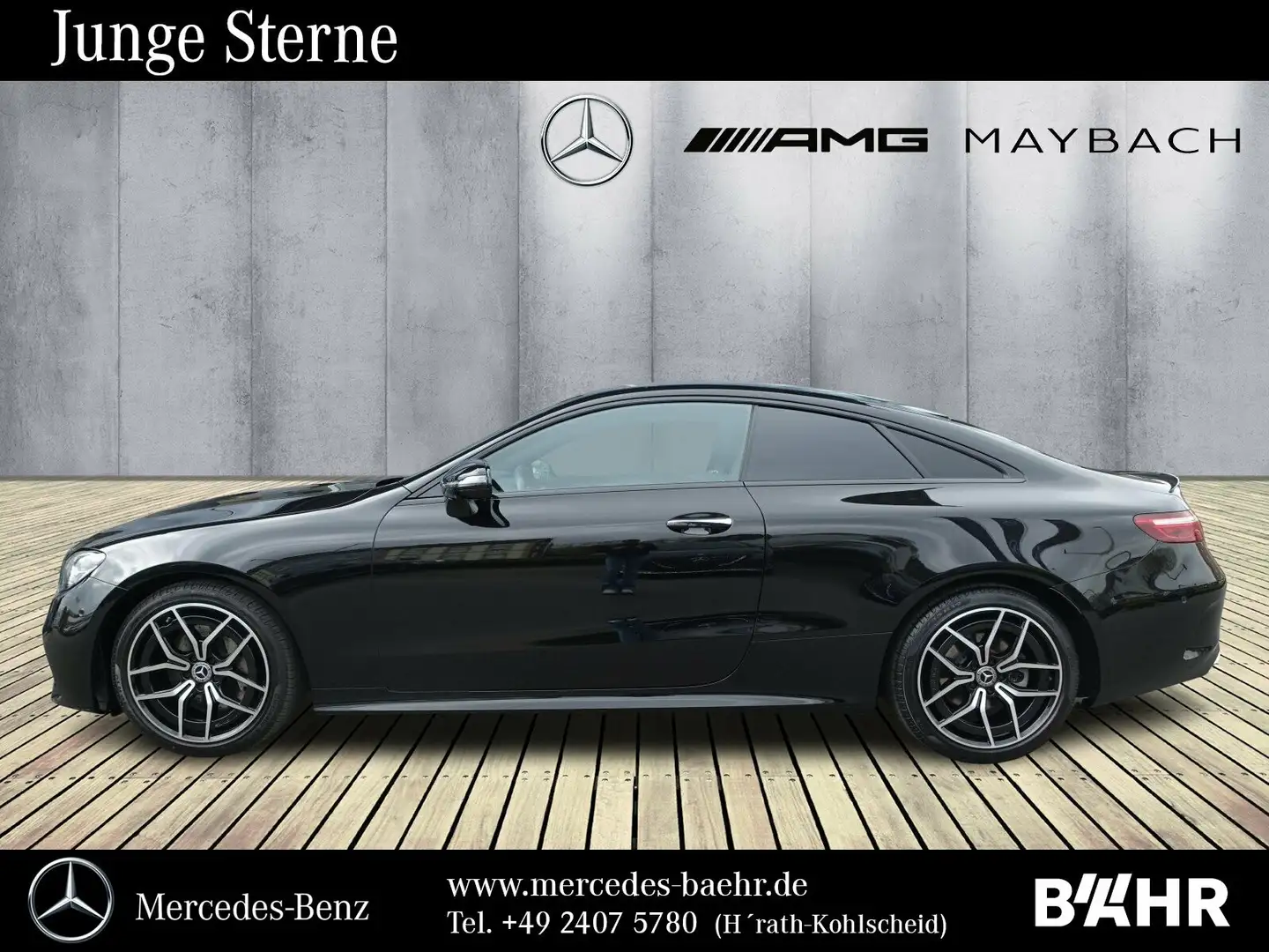 Mercedes-Benz E 200 E 200 Coupé AMG+Night/MBUX/LED/360°/Totwinkel Negro - 2