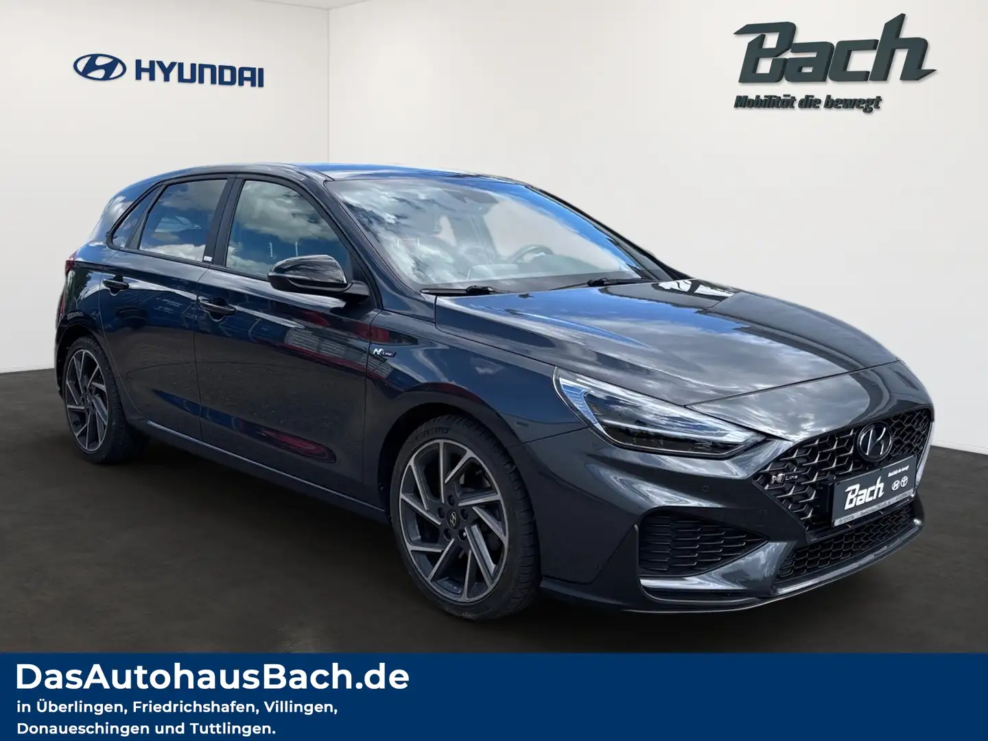 Hyundai i30 FL 1.5 Benzin Turbo M/T (48V) N LINE WKR,AHK Gris - 2