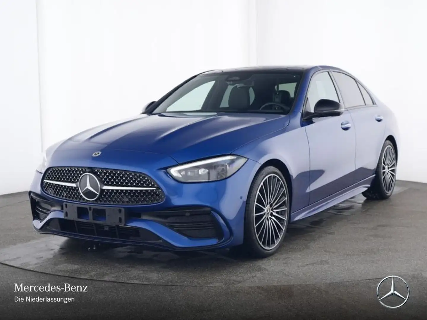 Mercedes-Benz C 200 AMG+NIGHT+PANO+360+BURMESTER+19"+SITZKLIMA Bleu - 2