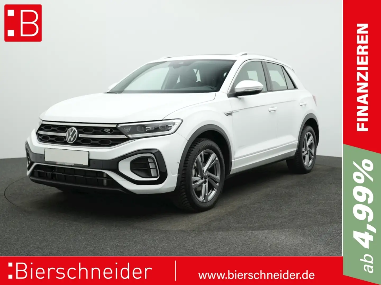 Volkswagen T-Roc 1.5 TSI DSG R-Line PANO NAVI IQ.LIGHT KAMERA Weiß - 1