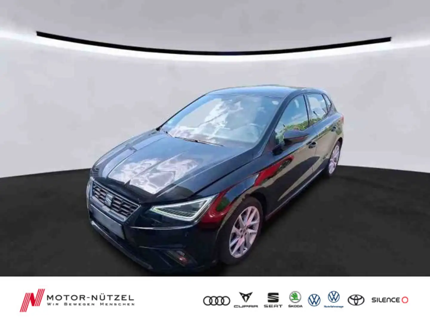 SEAT Ibiza 1.0 TSI DSG FR-LINE LED+NAVI+GRA+SHZ+PANO Schwarz - 1