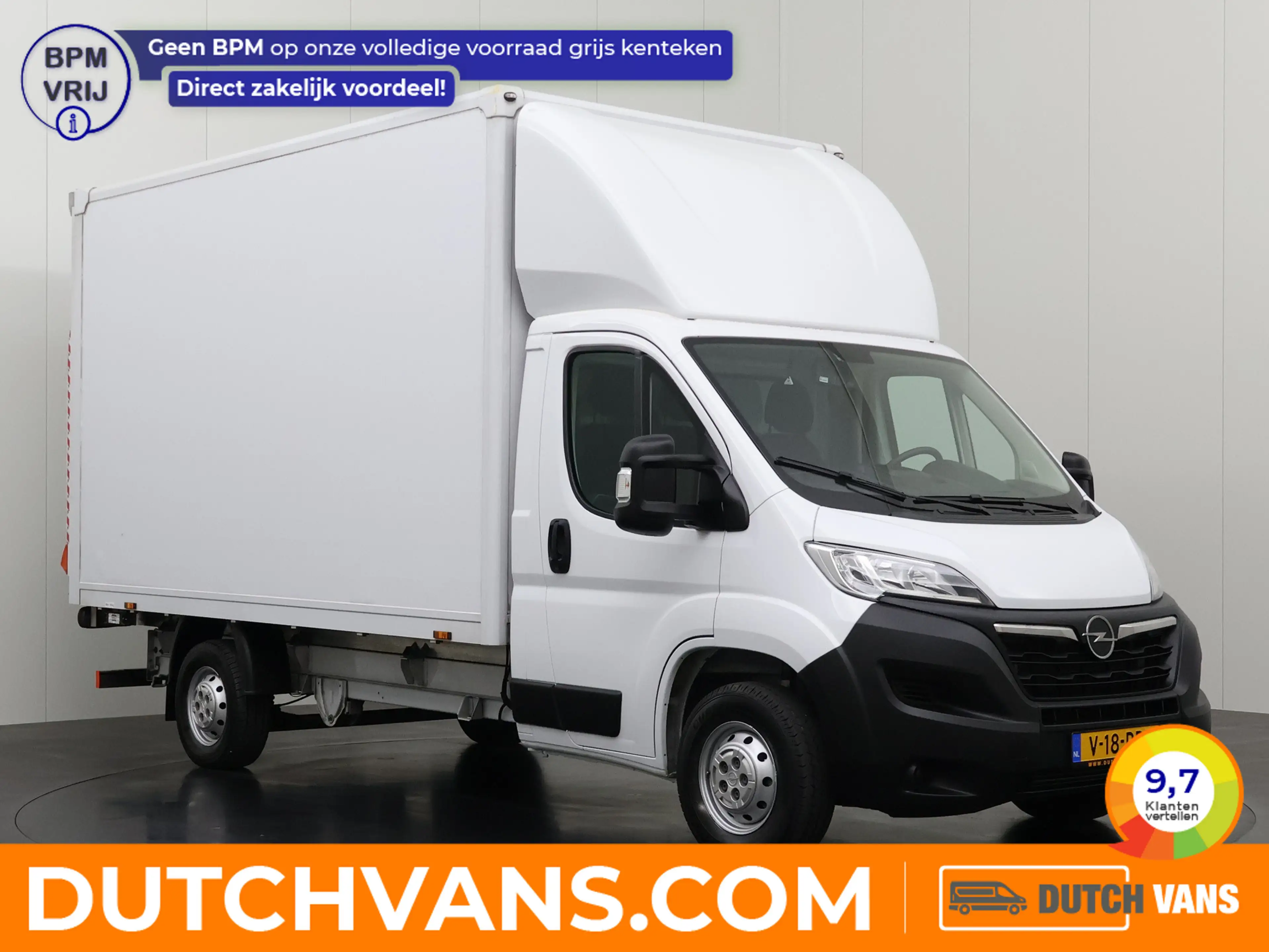 Opel Movano 140PK Bakwagen+Laadklep | 2500KG Trekhaak Dakspoil