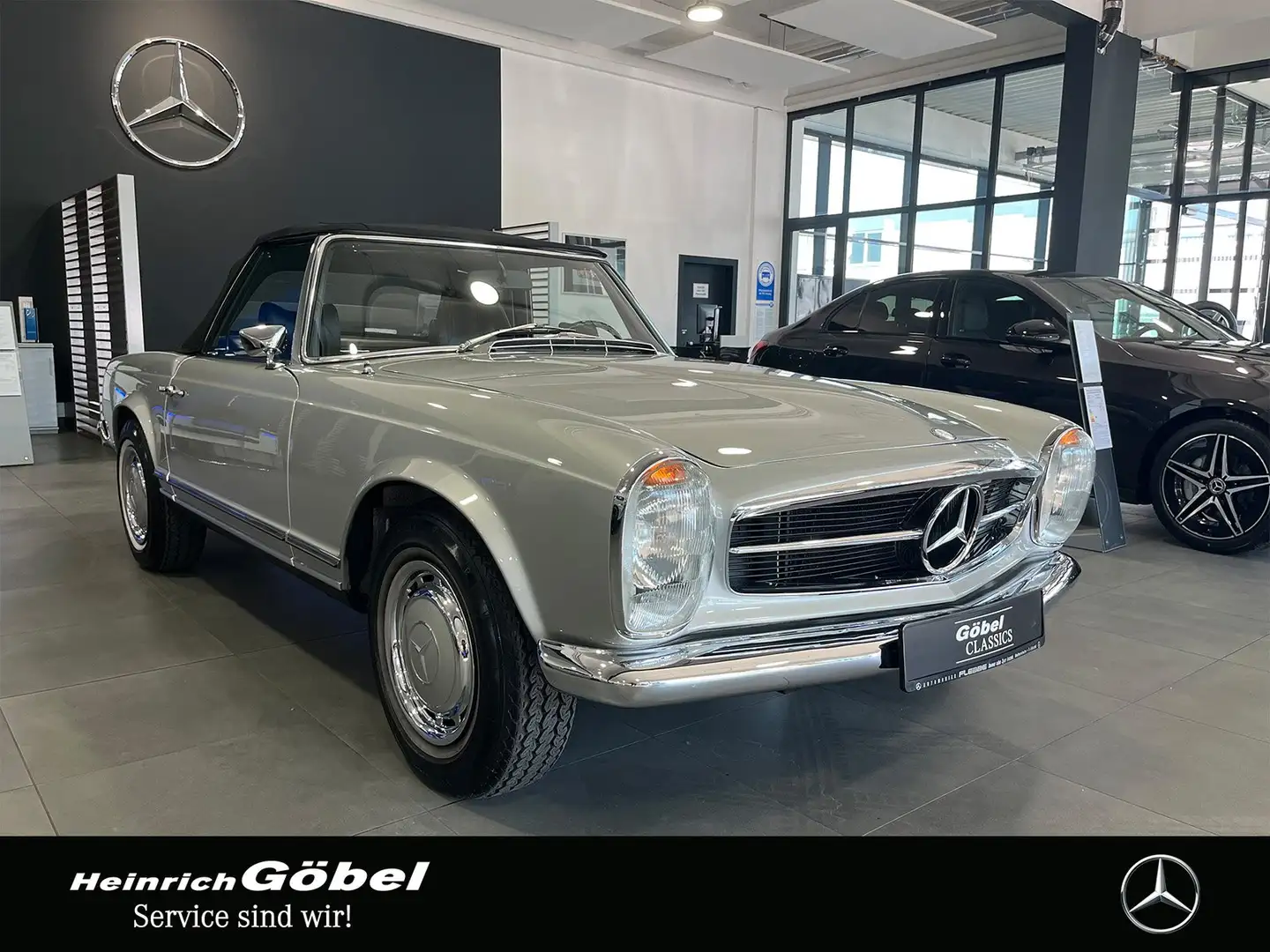 Mercedes-Benz 280 SL (W 113) Pagode Automatik NEUAUFBAU 2013 Argent - 2