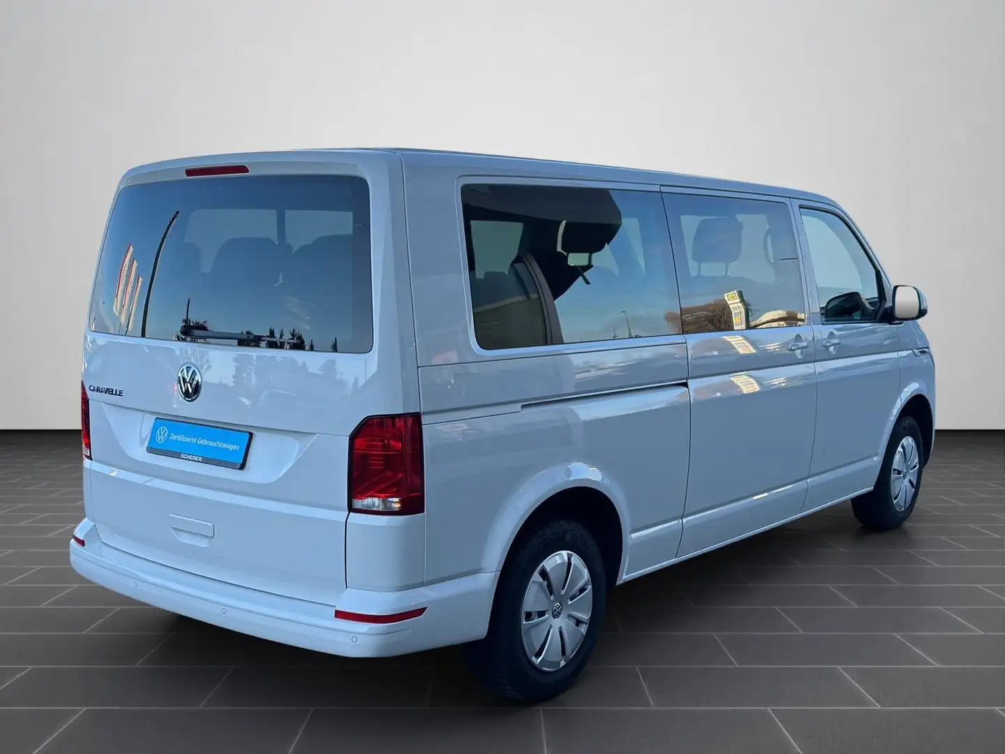 Volkswagen T6.1 Caravelle LR 2.0 TDI NAVI PDC KLIMA 9-SITZE Weiß - 2