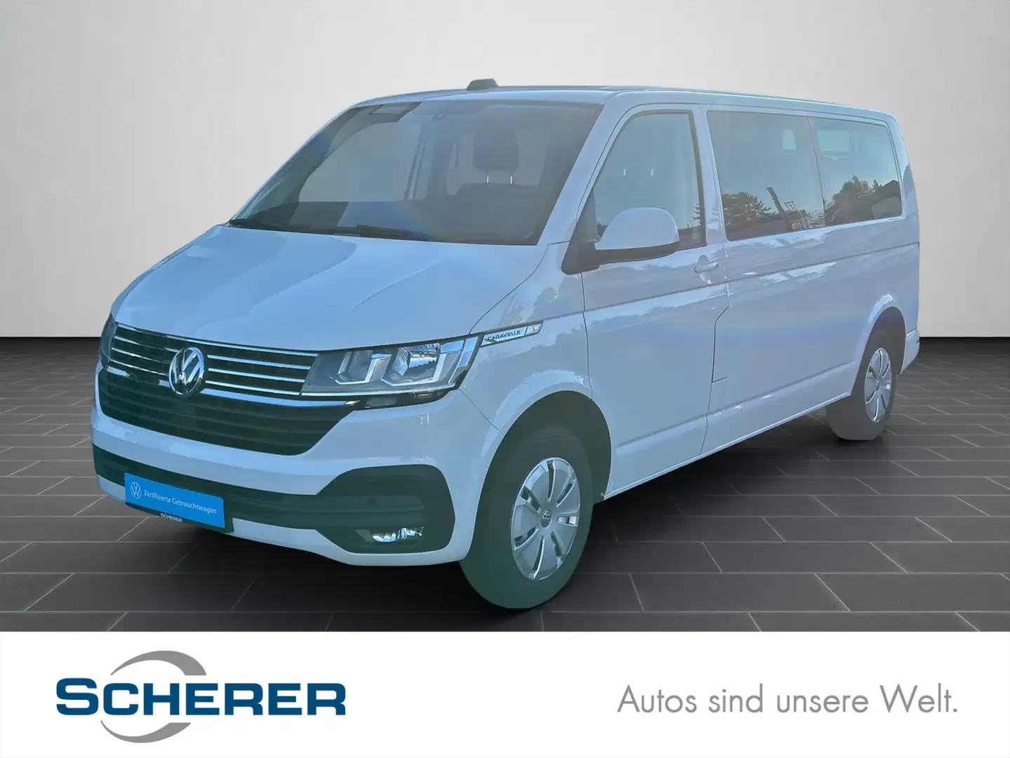 Volkswagen T6.1 Caravelle LR 2.0 TDI NAVI PDC KLIMA 9-SITZE Weiß - 1