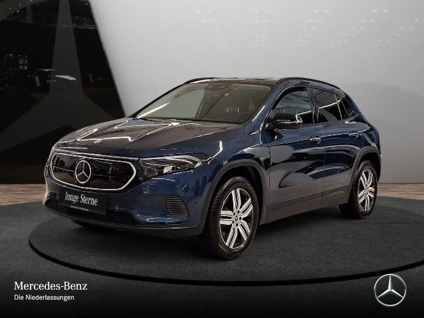 Mercedes-Benz EQA 350 4M PROG+NIGHT+PLUS-PAKET+PANO+360+MEMORY Blau - 2